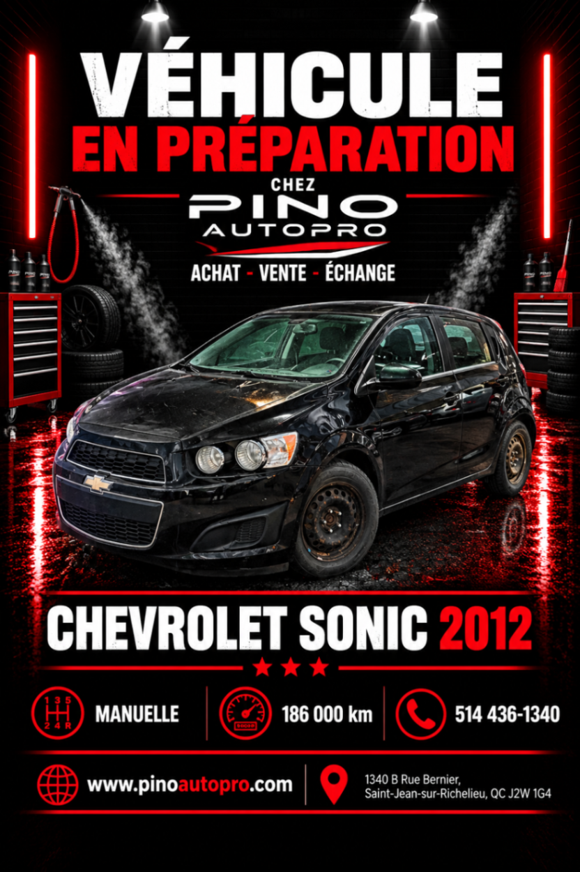 168 chevrolet sonic